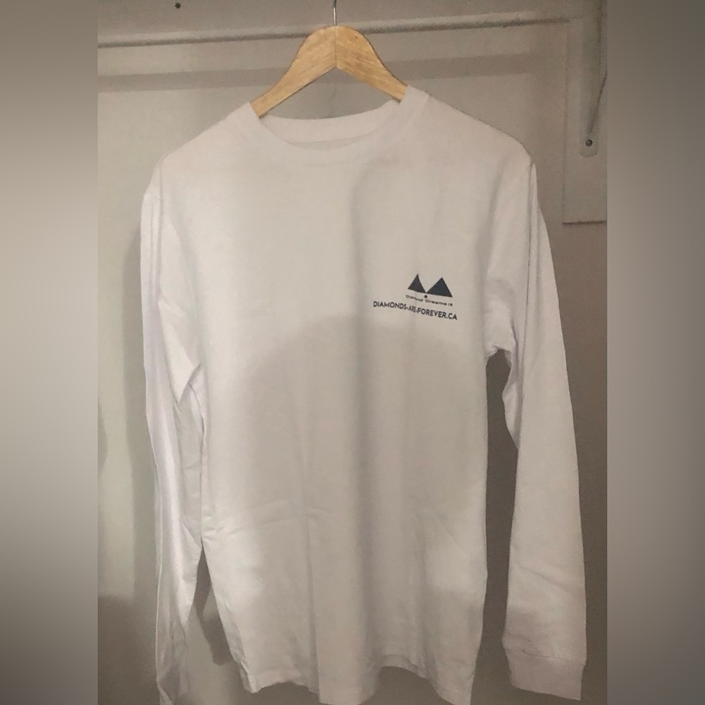 100% Organic Cotton  Long Sleeve Diamond T